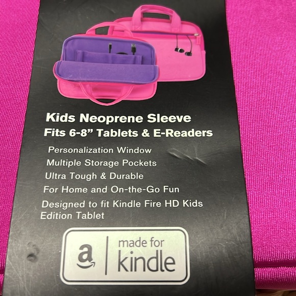 Verso Kids Neoprene Sleeve for 6”-8” Tablets & E-Readers NWT - Picture 3 of 8